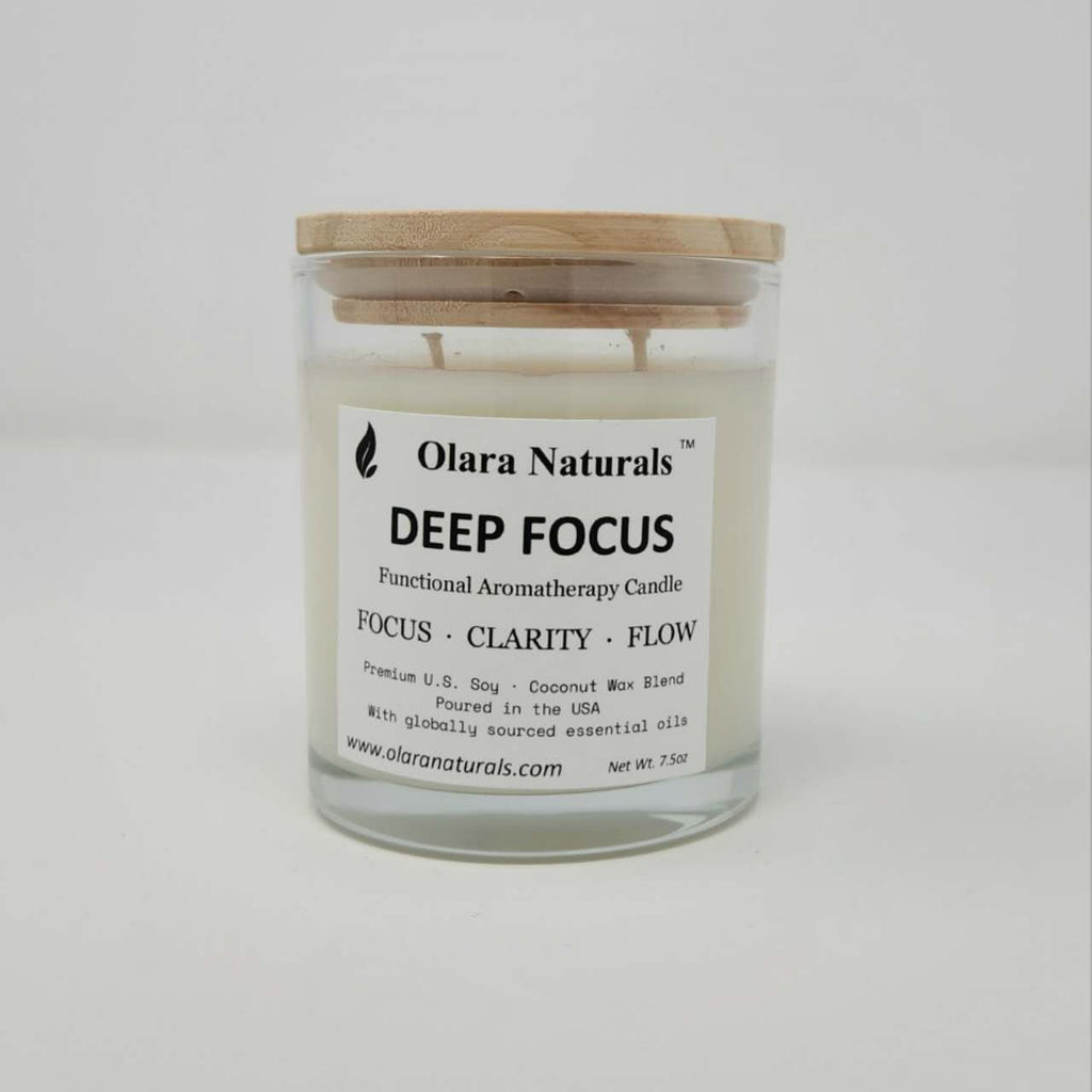 Deep Focus — Clarity & Concentration Aromatherapy Candle