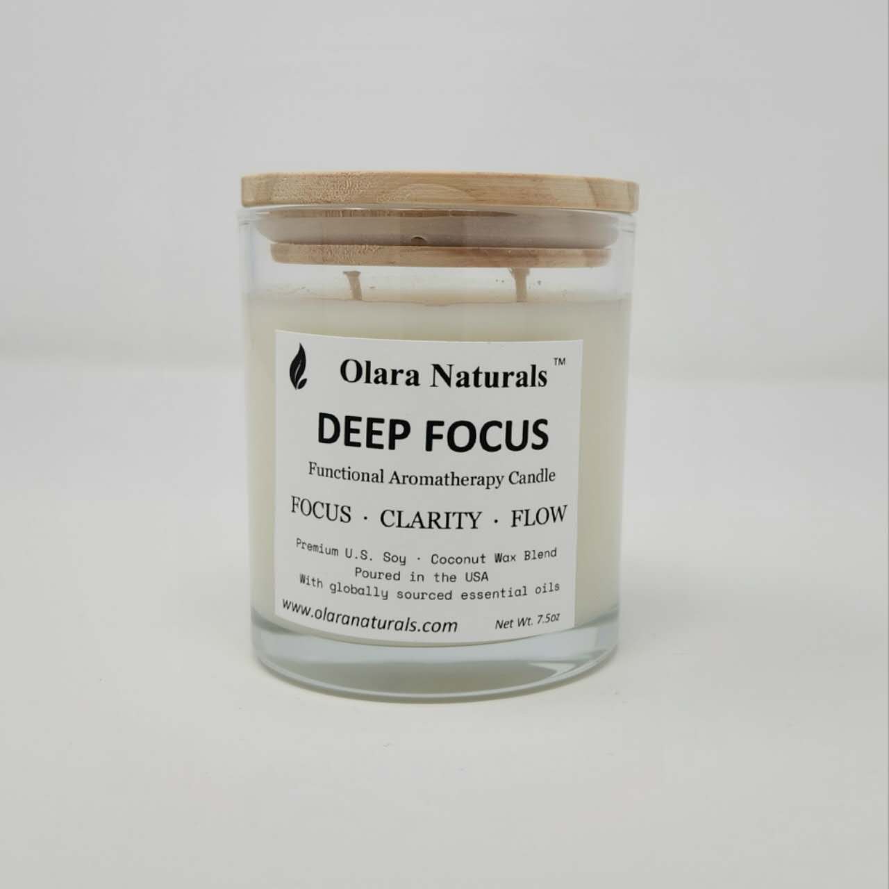 Deep Focus — Clarity & Concentration Aromatherapy Candle