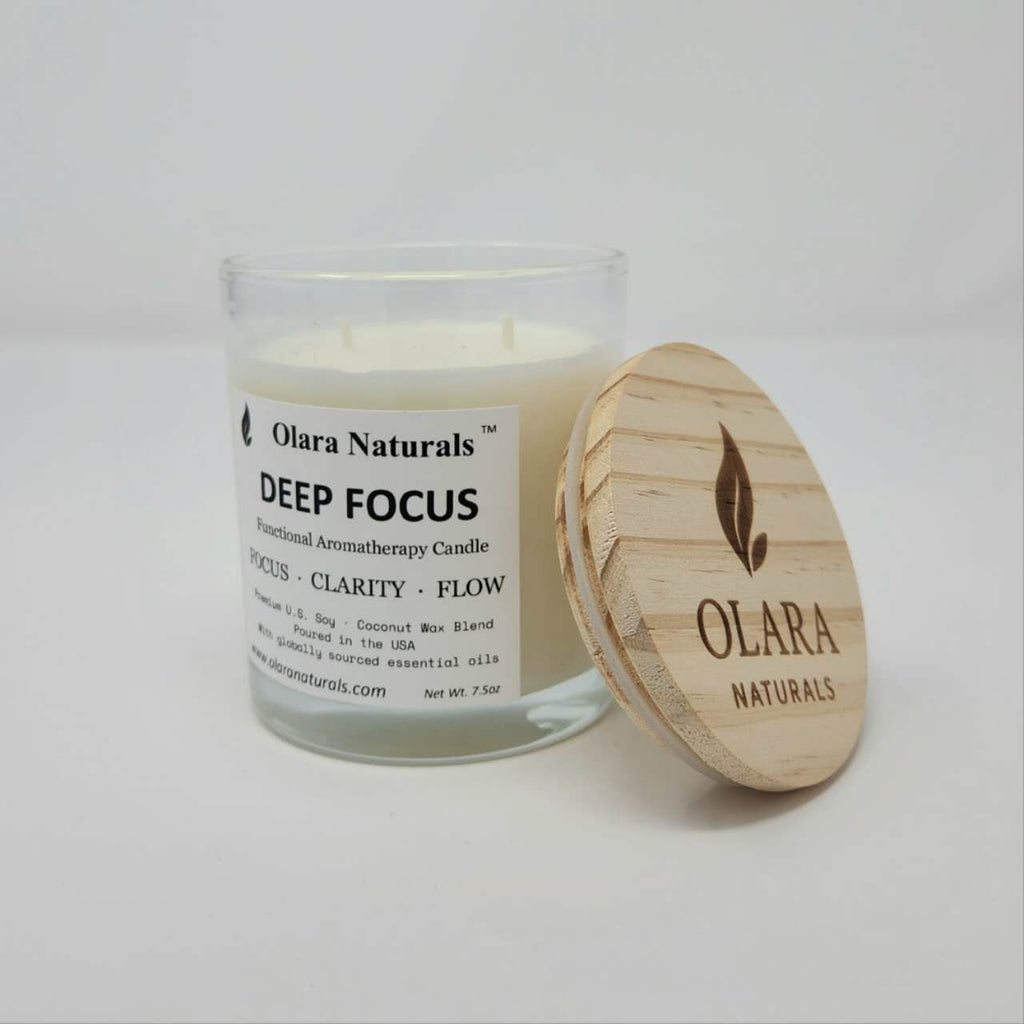 Deep Focus — Clarity & Concentration Aromatherapy Candle